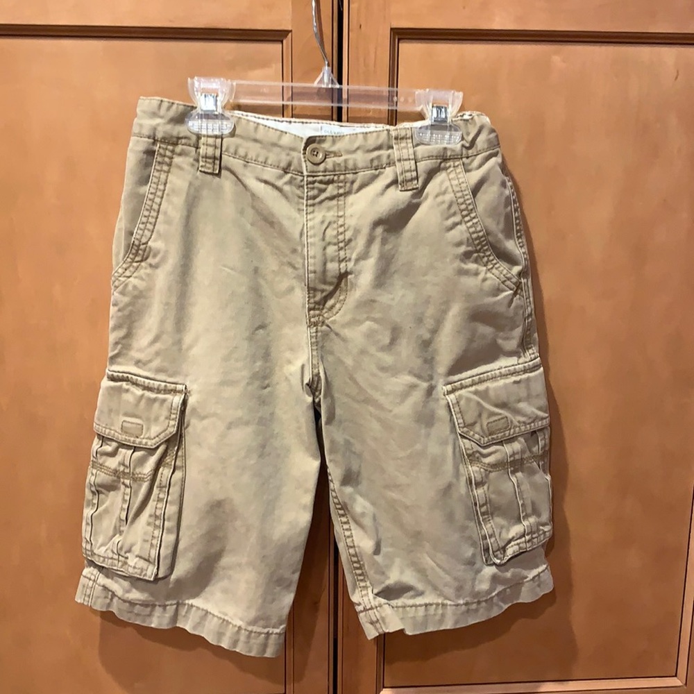 Old Navy cargo khaki shorts size 12 boys